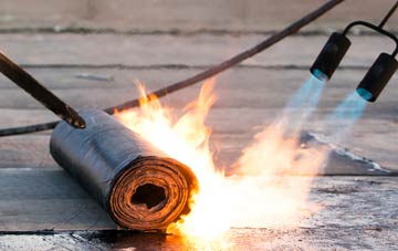 Hail Weston asphalt flat roofing repairs