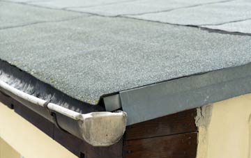 repair or replace Hail Weston flat roofing?